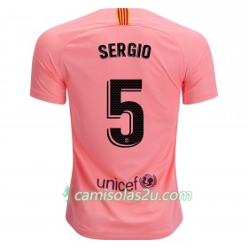 Camisolas de Futebol FC Barcelona Sergio Busquets 5 Equipamento 3ª 2018/19 Manga Curta
